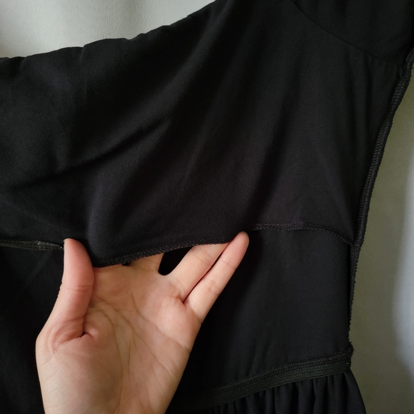 ASOS Curve Black Jersey Dress - Picture 7 of 7